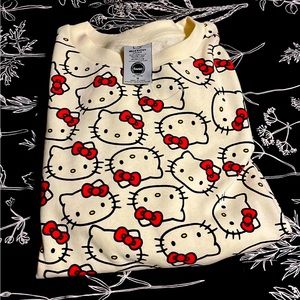 SANRIO HELLO KITTY CREWNECK PULLOVER SWEATER